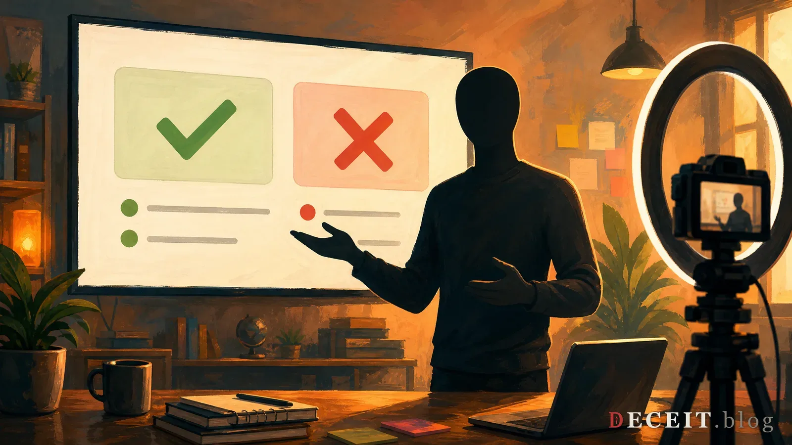 A chaotic digital mob storm of angry comments, screenshots, and outrage consuming a lone figure.