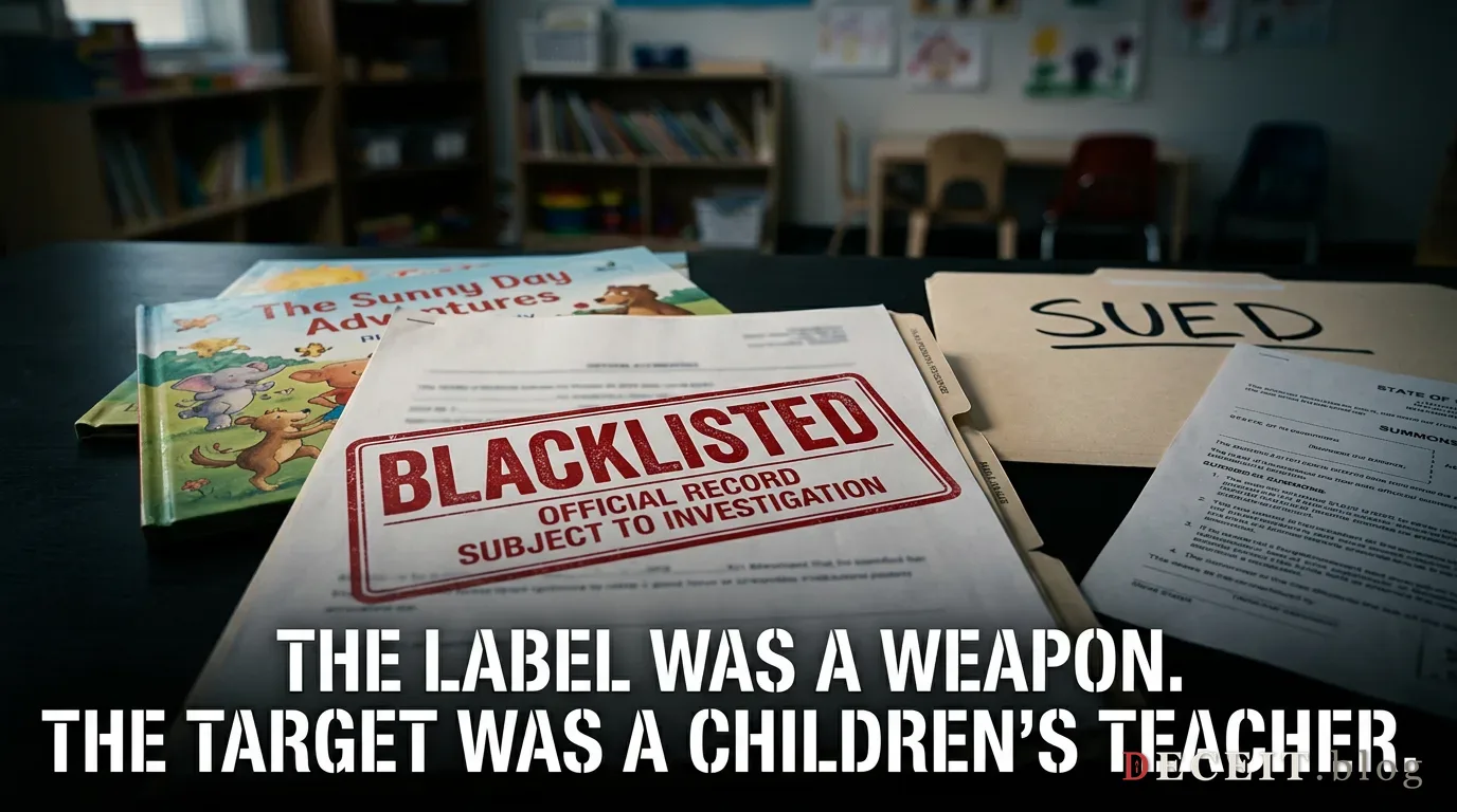 An antisemitism label weaponized against a children's educator, the class-action lawsuit against StopAntisemitism now underway.