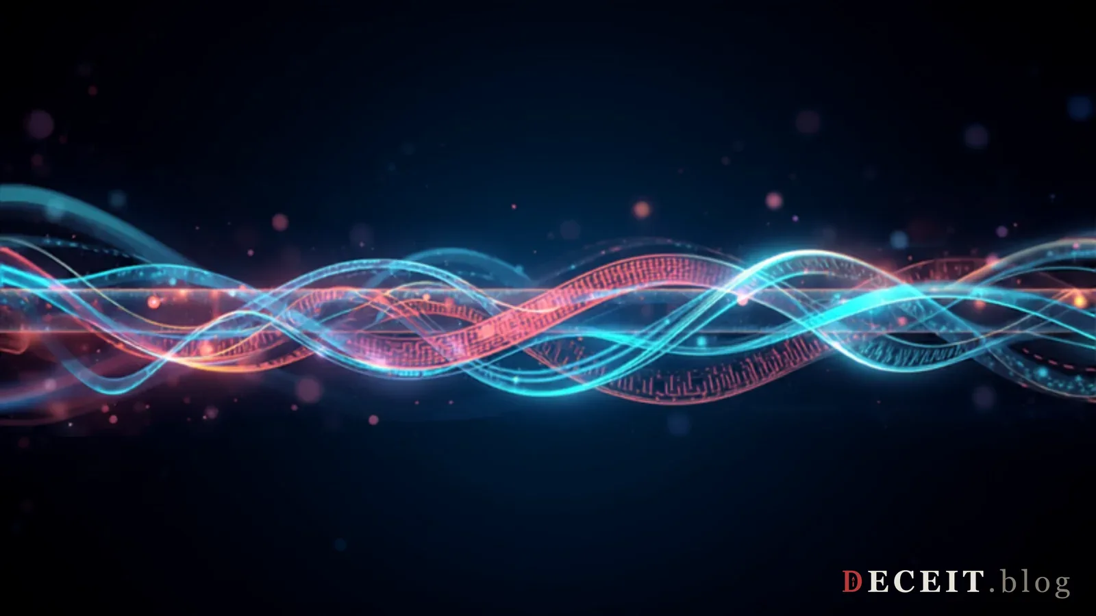 A bright, thriving digital ecosystem with colorful content flowing through clean pipes. Diverse voices as distinct colored streams. Optimistic, vibrant, connected.